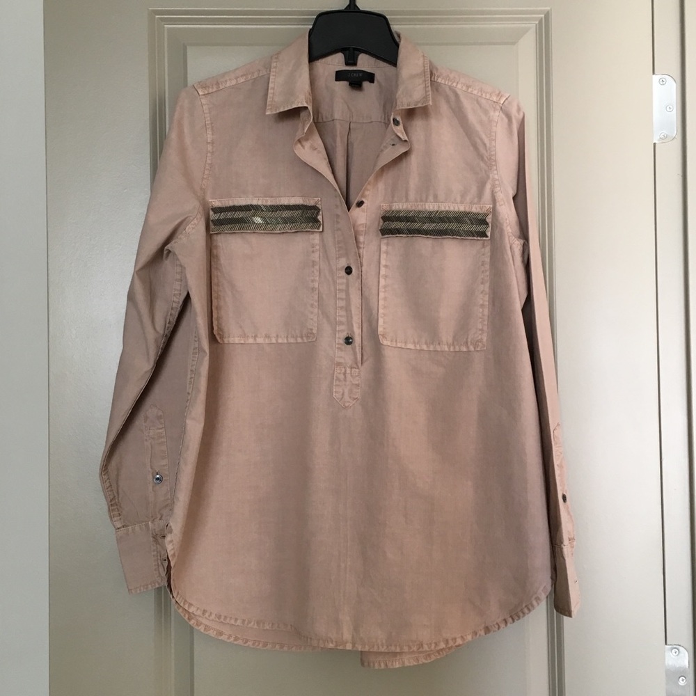 J.Crew Blush Button Down